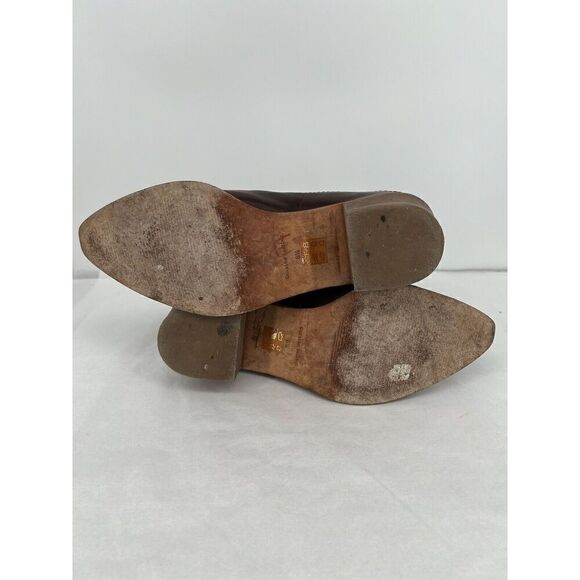 Madewell Chelsea Bonham Boots Size 8.5 Brown Pull On  Pointed Toe Leather Shoe - Picture 7 of 9